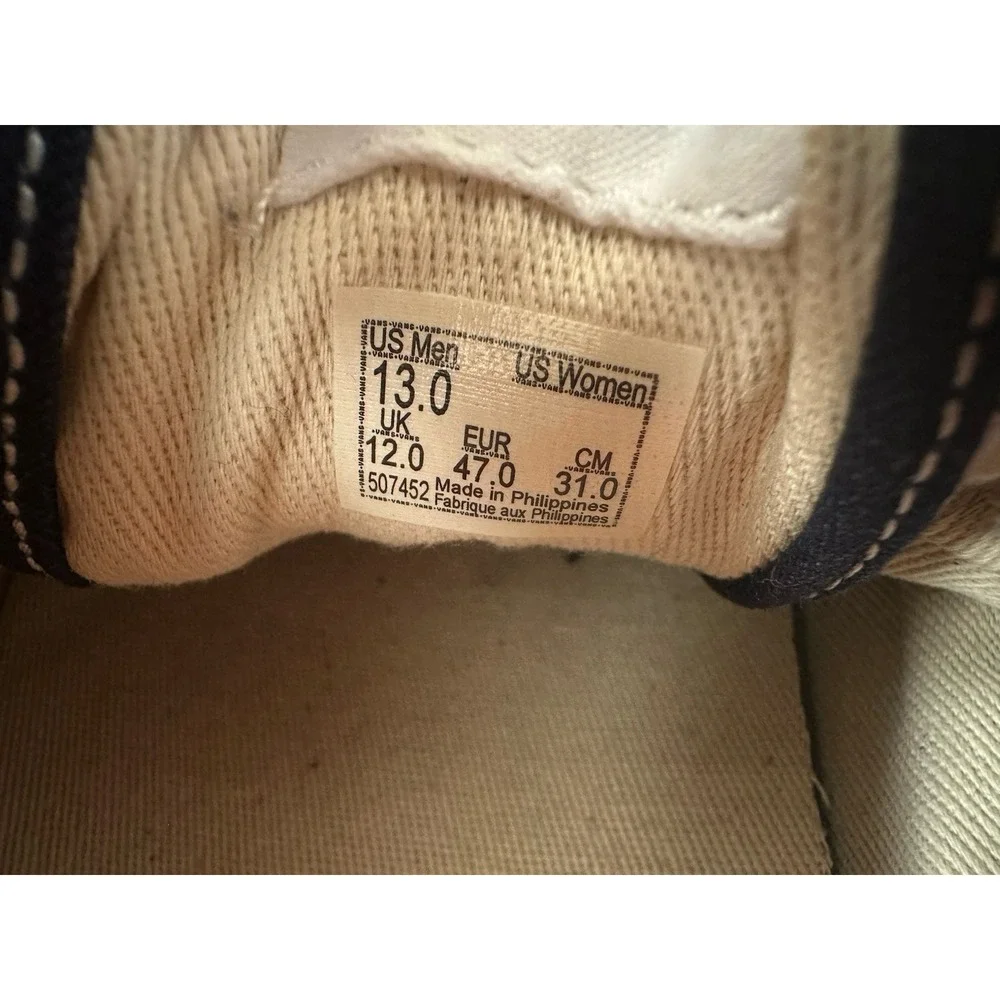Vans Authentic 44 Deck DX Anaheim Factory Anchors Navy Sneakers 2022 Sz 13